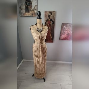 Sand Caribbean Skirt Set